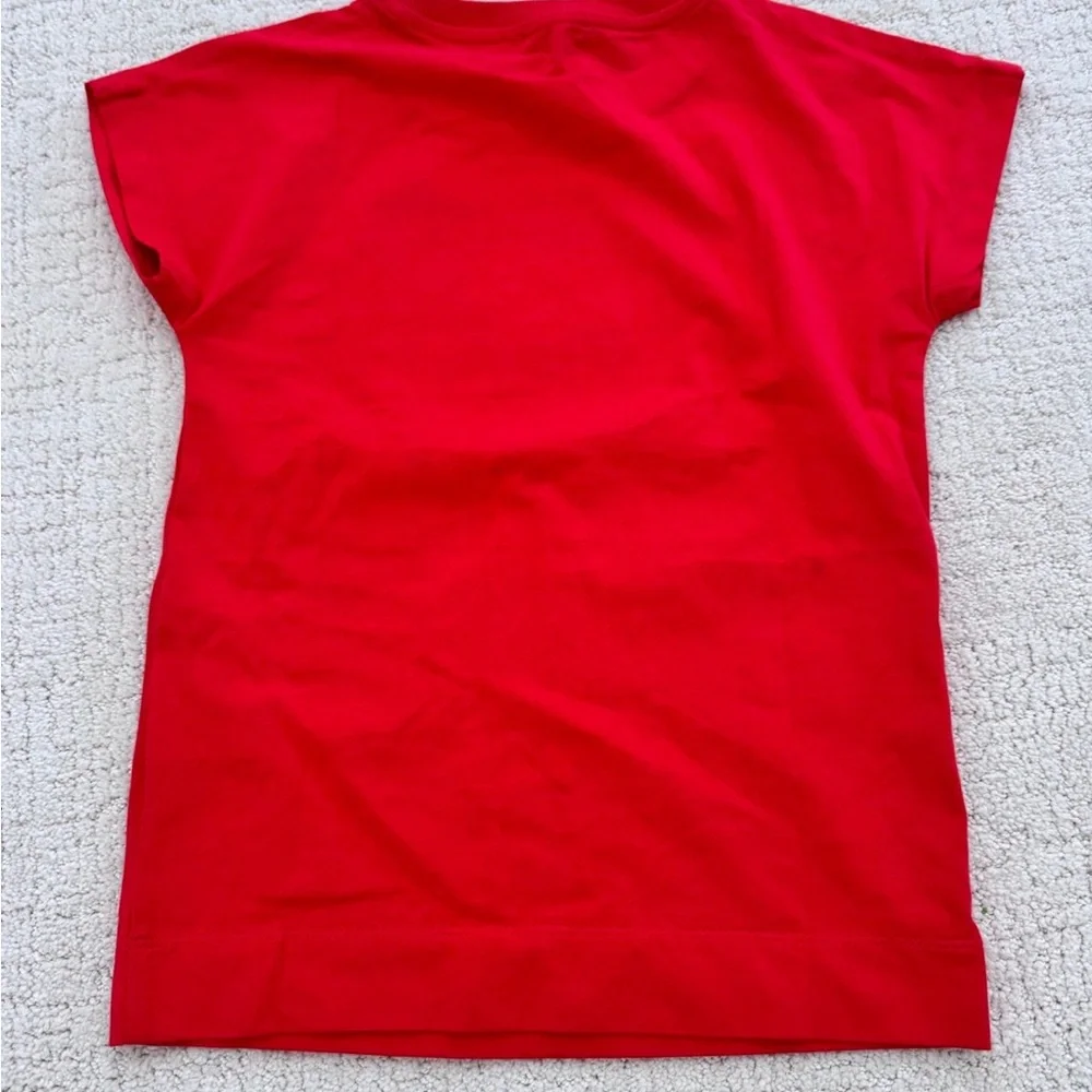 Moschino Vibrant Red Graphic Tee